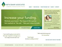 Tablet Screenshot of bethgruppassociates.com